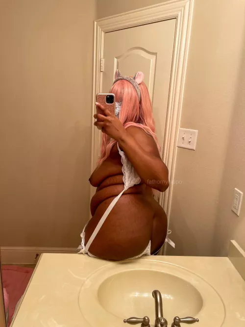 Use your teeth to bite off the rest of my panties? 🤍