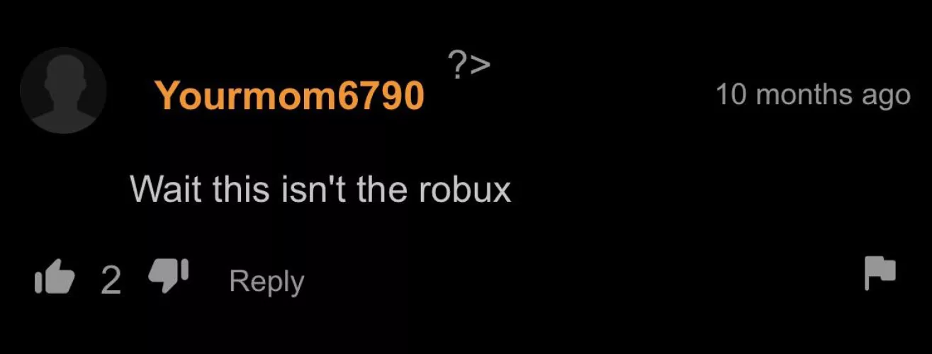 Wait, no robux?!?