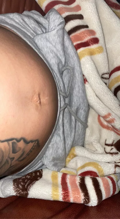 Want someone to come cuddle and massage my belly, any takers?