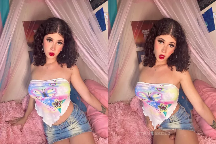 We get home after our date and I finally show you my little surprise, what’re you doing next? 🥹🤭