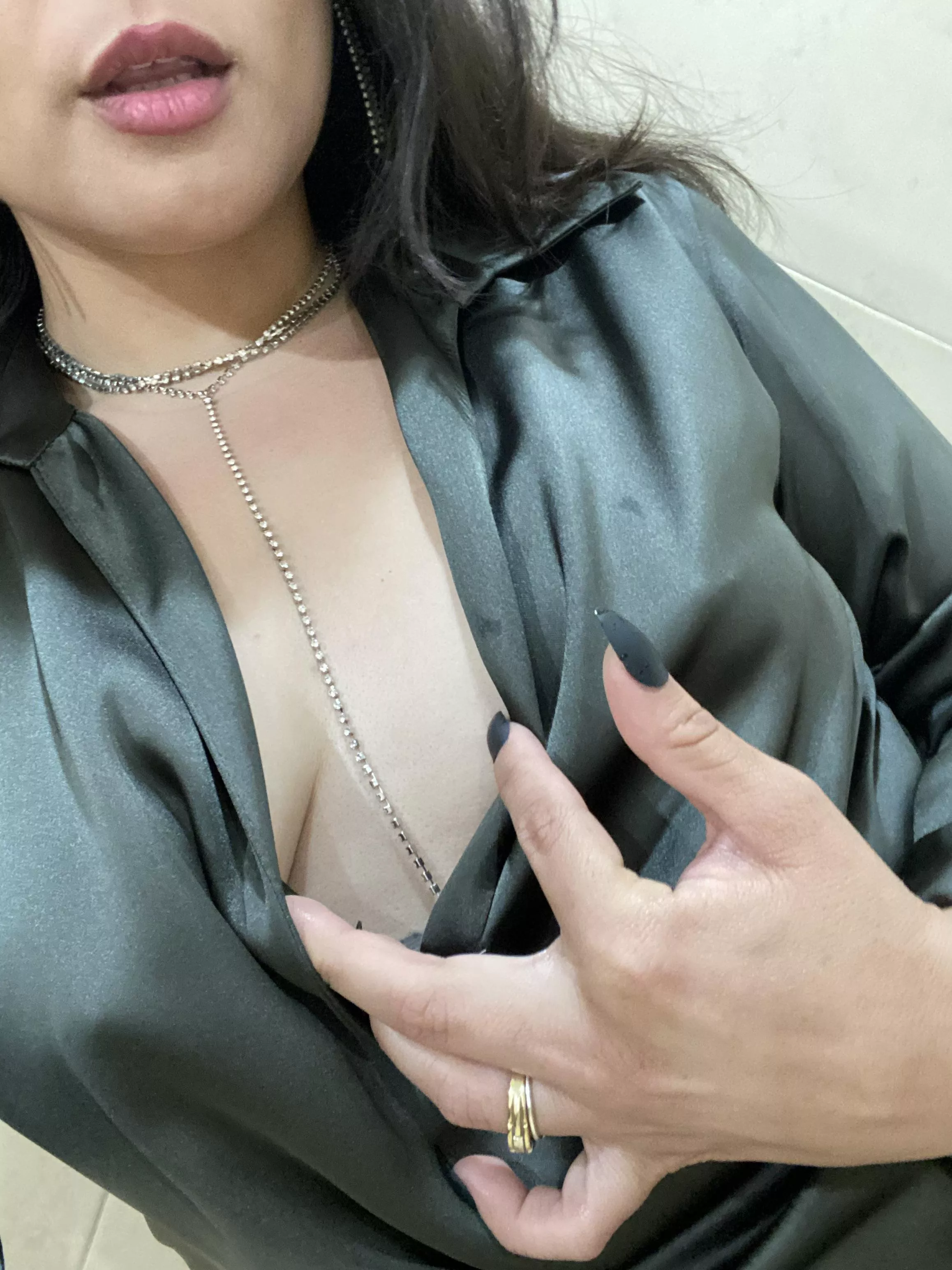 Wearing nothing underneath 🔥😈