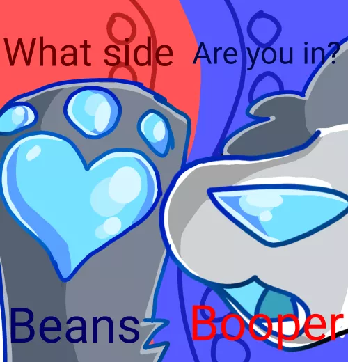 What side are you in? Booper or Bean? [Commisions open, all free! DM for more details]