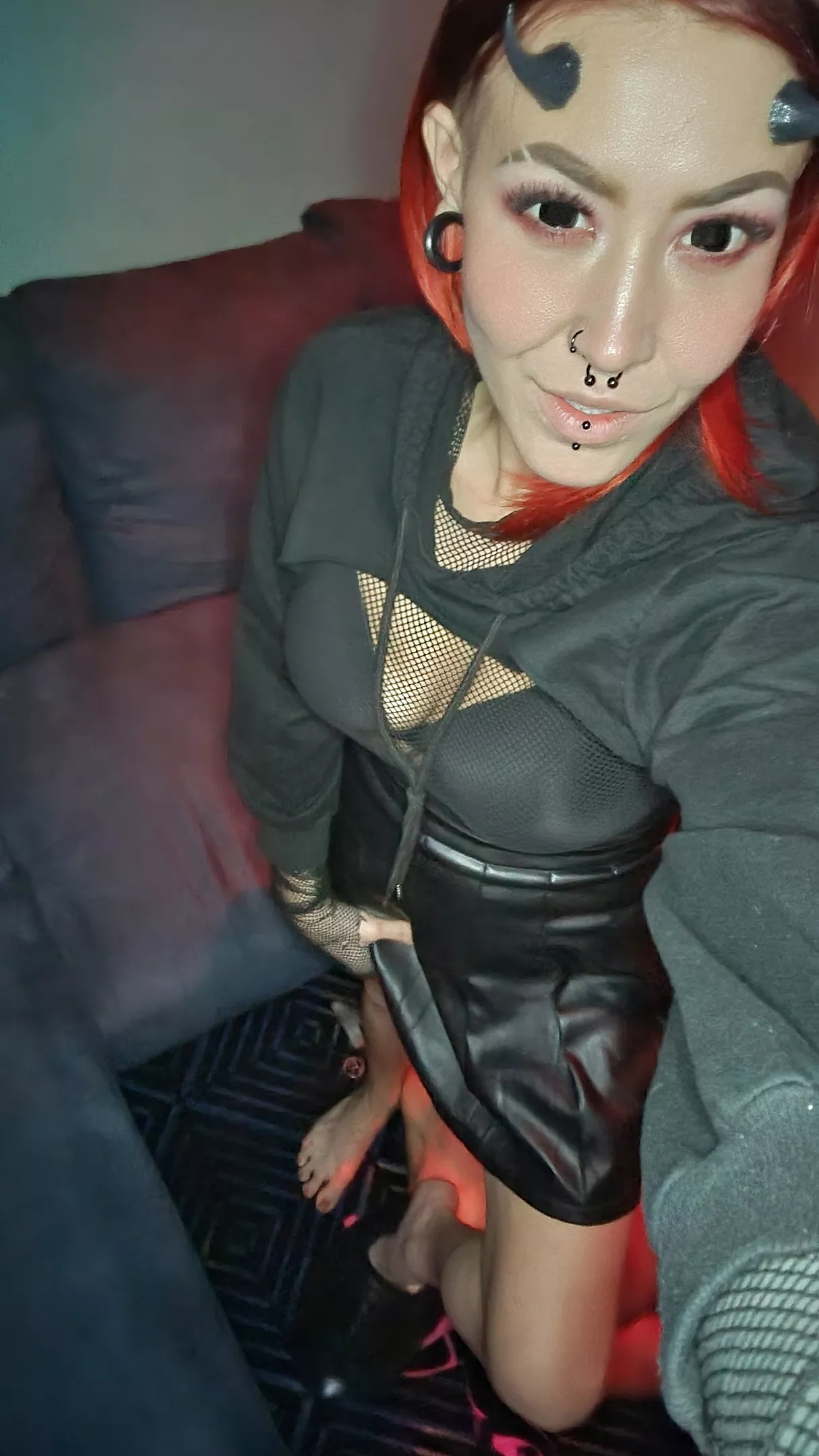 who needs a ballgag when my foot fits so perfectly in your mouth?