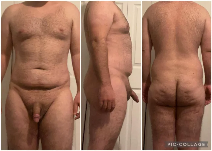 35 (m) after losing about 70 lbs I have stumbled a bit in my journey and put about 17 back on. Let it rip folks be honest. (My first time ever doing this)