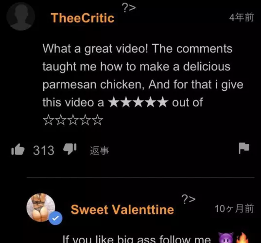 5/5 for the parmesan chicken recipe