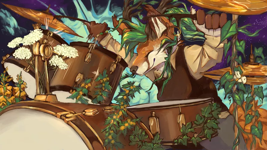 A very cool commission I drew last month :3c