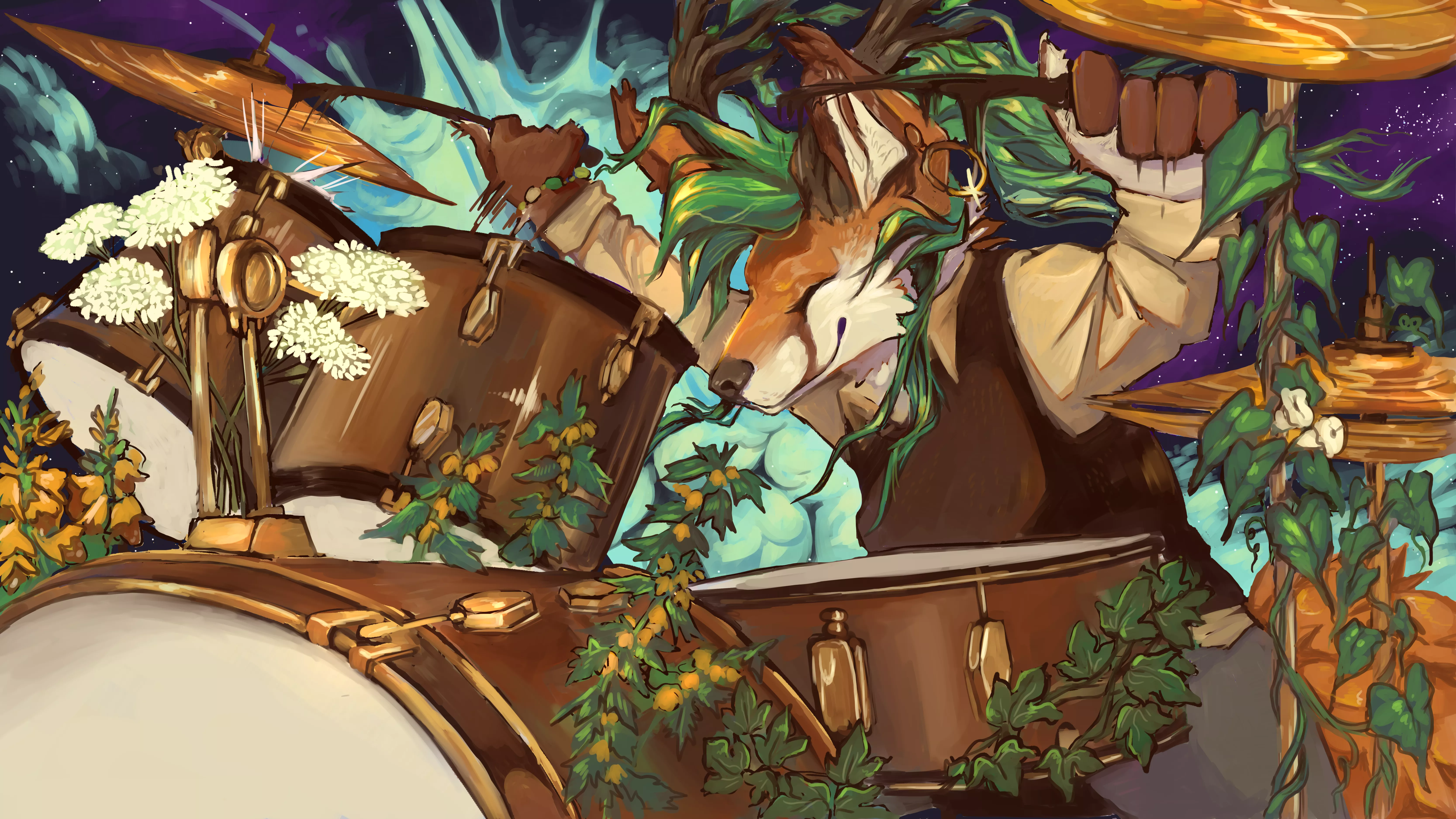 A very cool commission I drew last month :3c