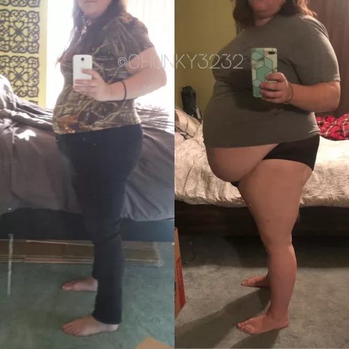 And then my belly just blew up.. 😳