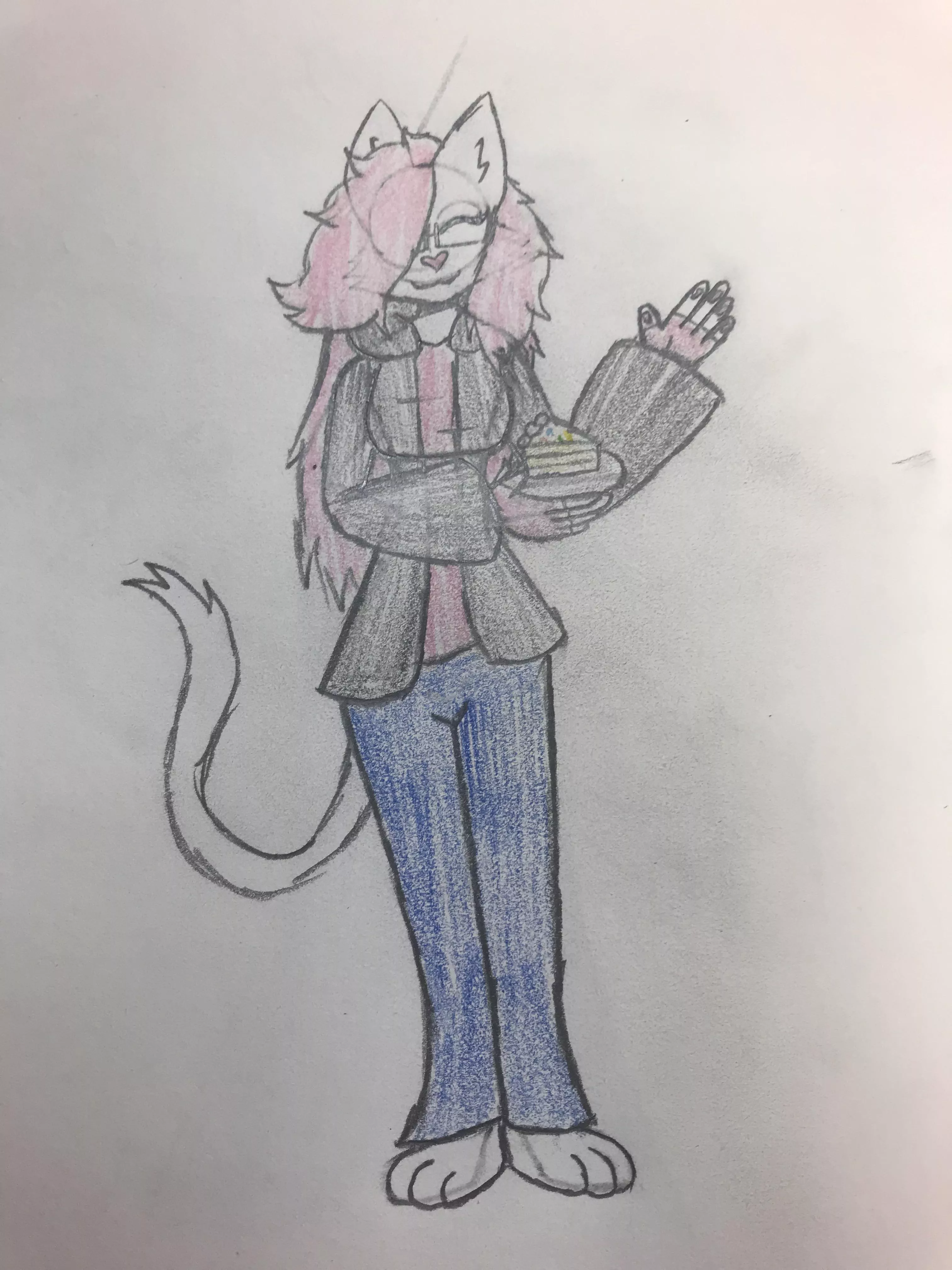 Art of my Fursona that I made to celebrate my birthday