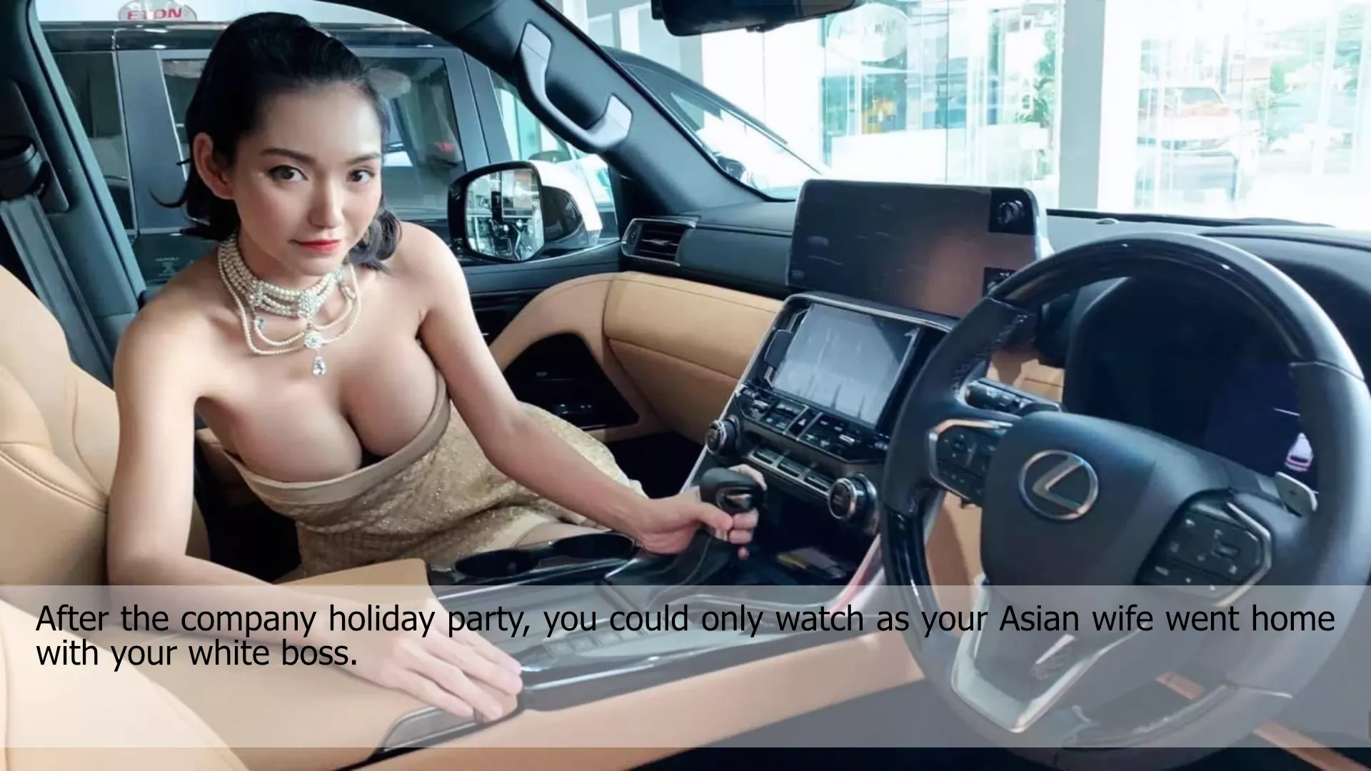 Asian wives always dress to impress their husbands' BWC bosses