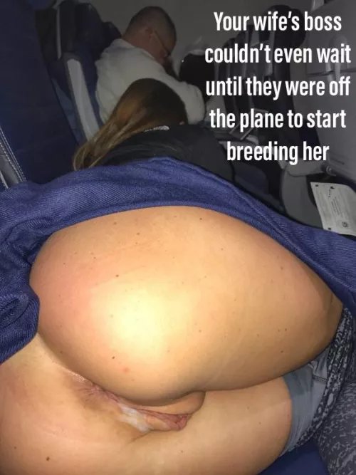 At this rate your wife is sure to be pregnant when she returns!