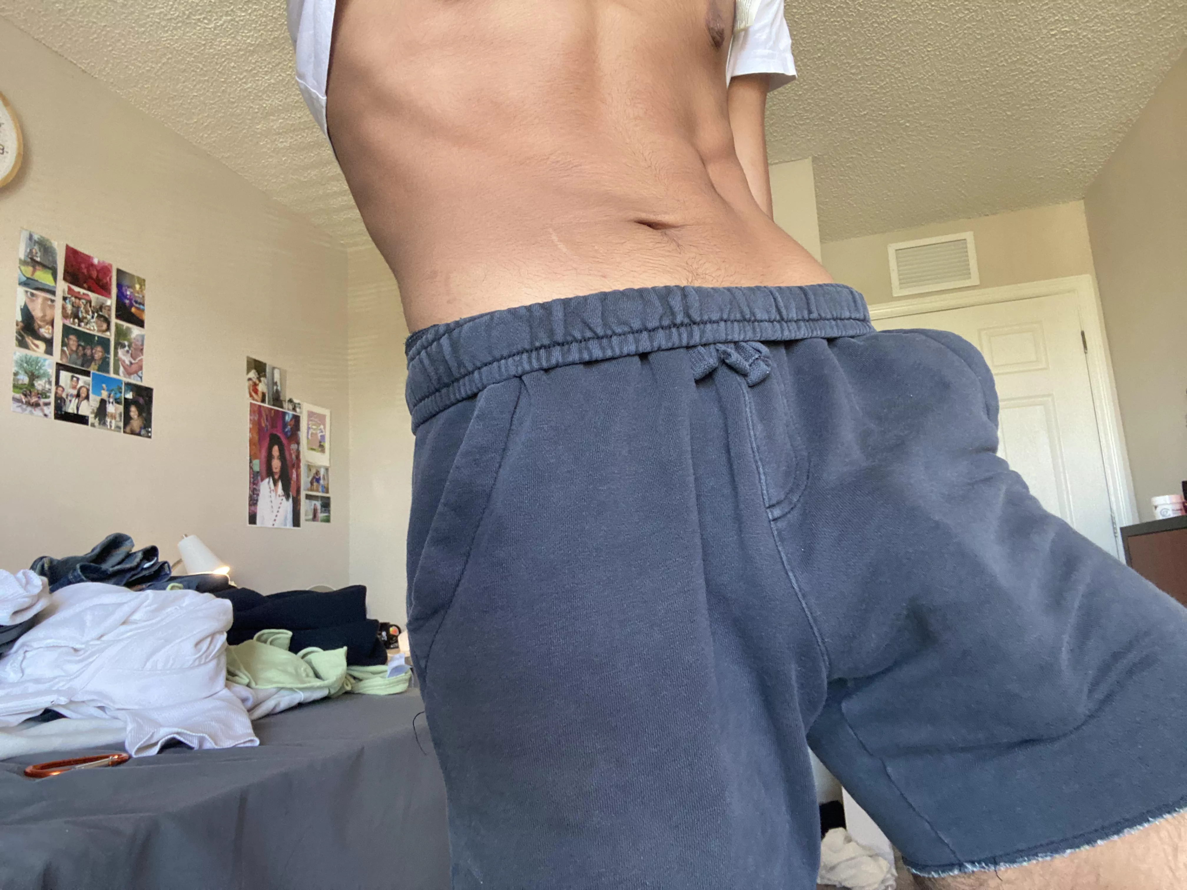 big cock small shorts