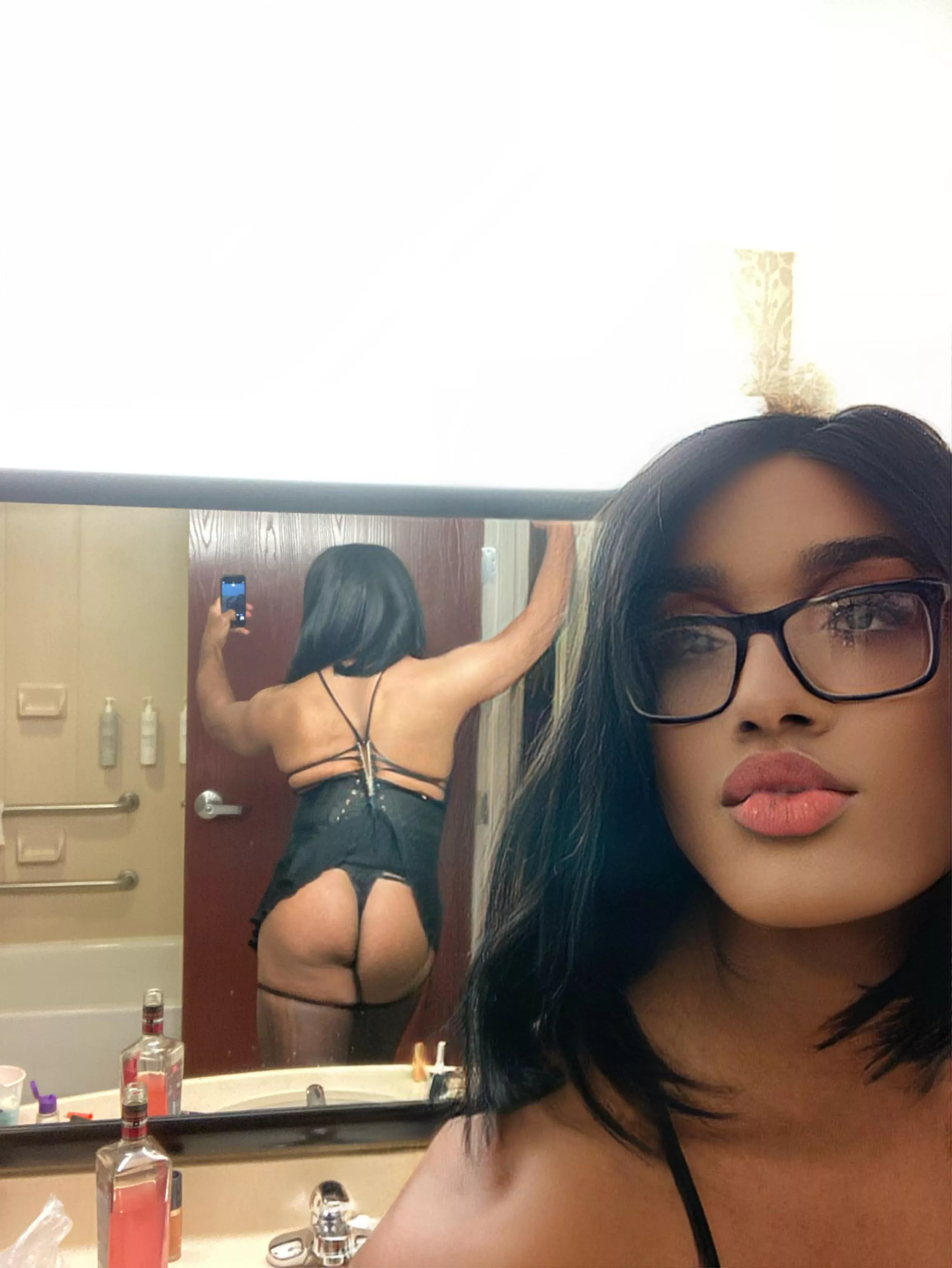 Black Sissy Loves White Cock