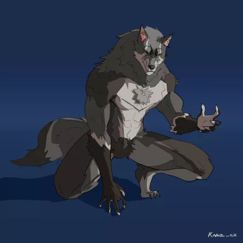 Comm for u/stirredcrazy, Loved this werewolf, Comms still Open,