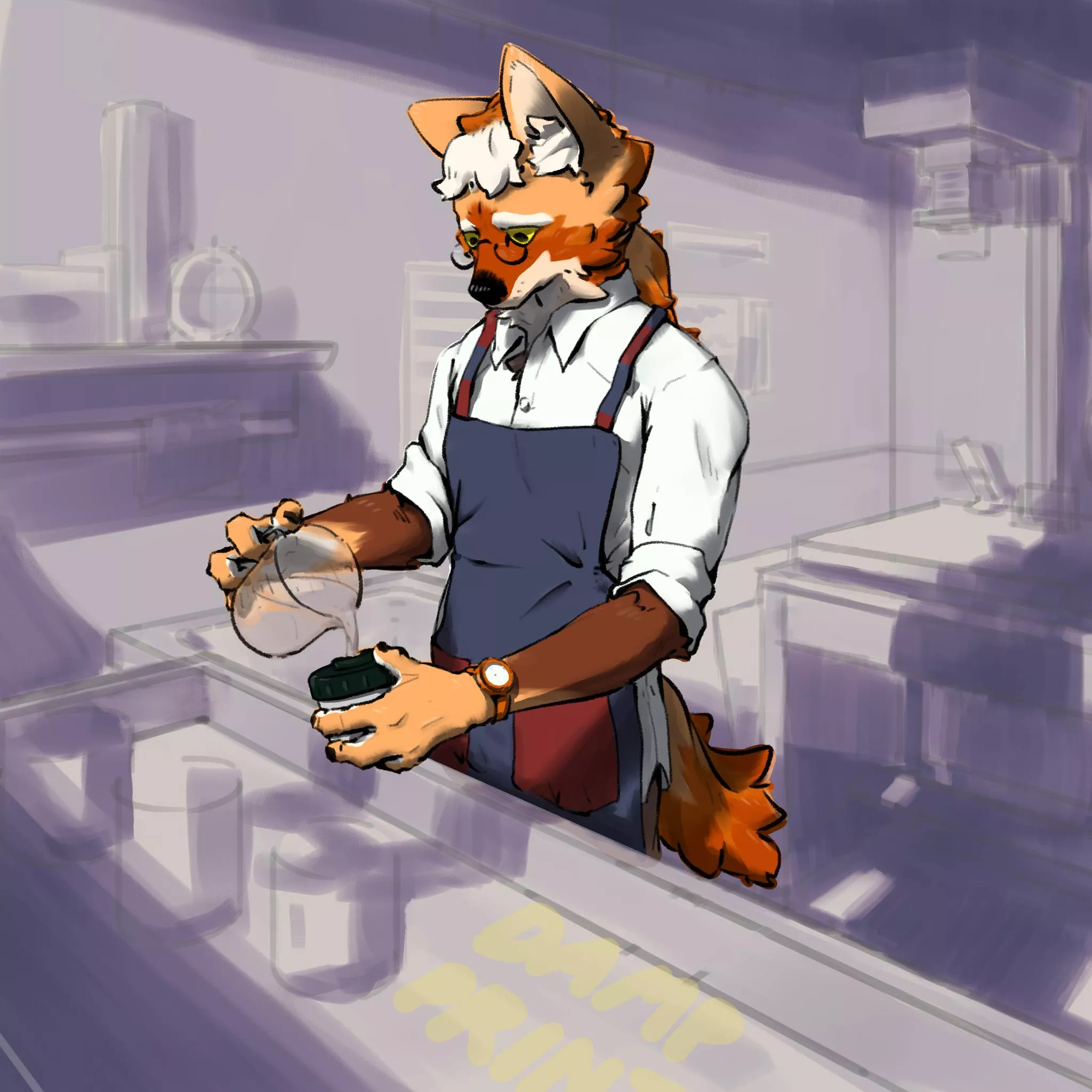 Darkroom in use! (art by me @dampprints)