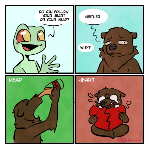 Do you follow your heart or your head?