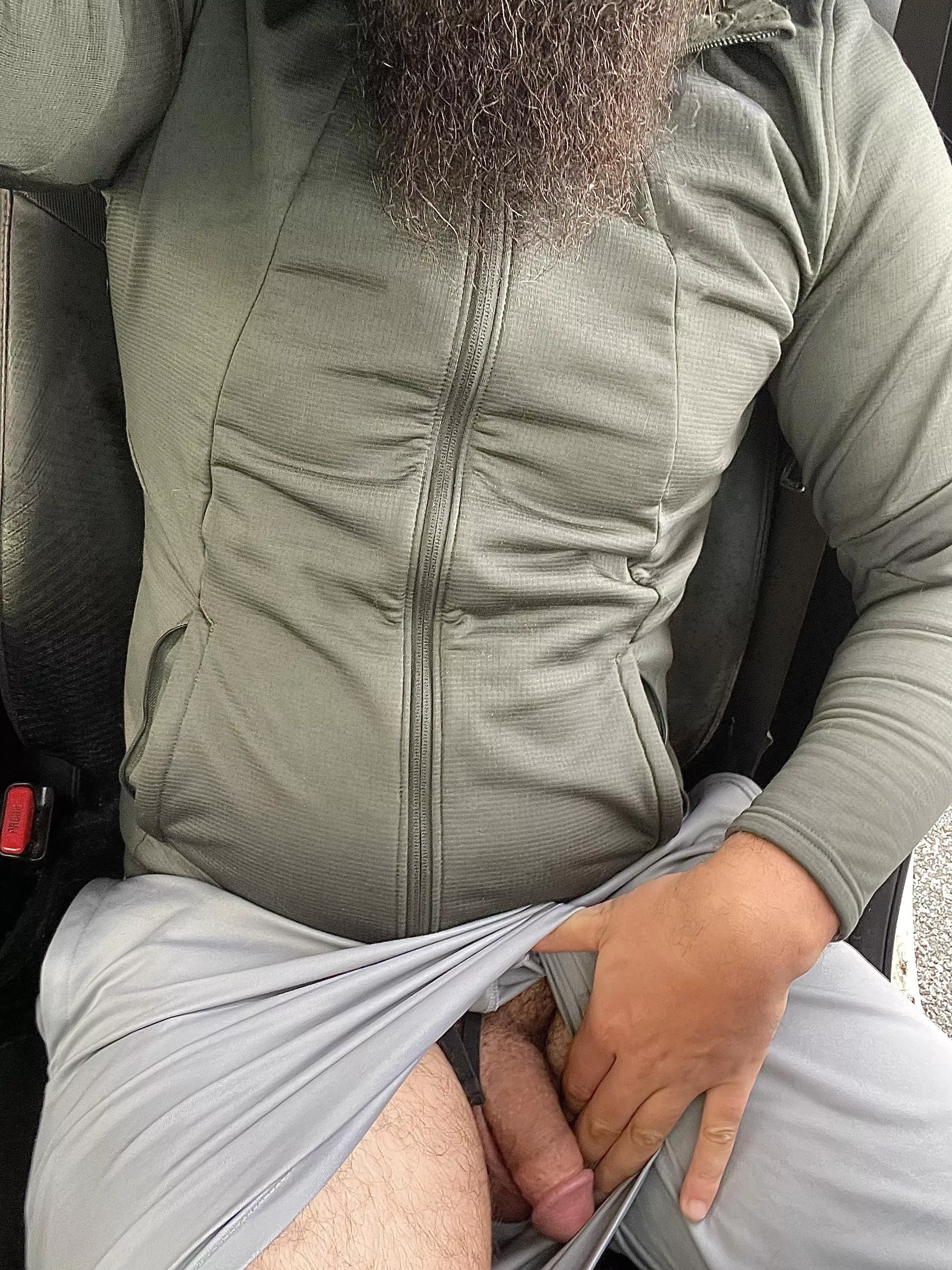 Everyone saw my soft commando cock swinging today