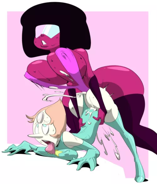 Garnet teacher Pearl a lesson (slb)