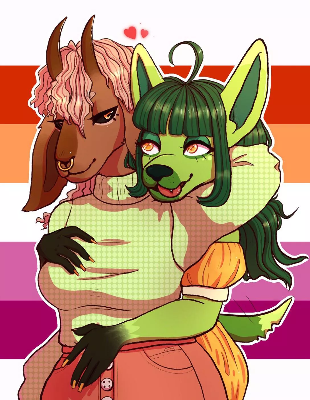 girlfriends 💕 (art by me)