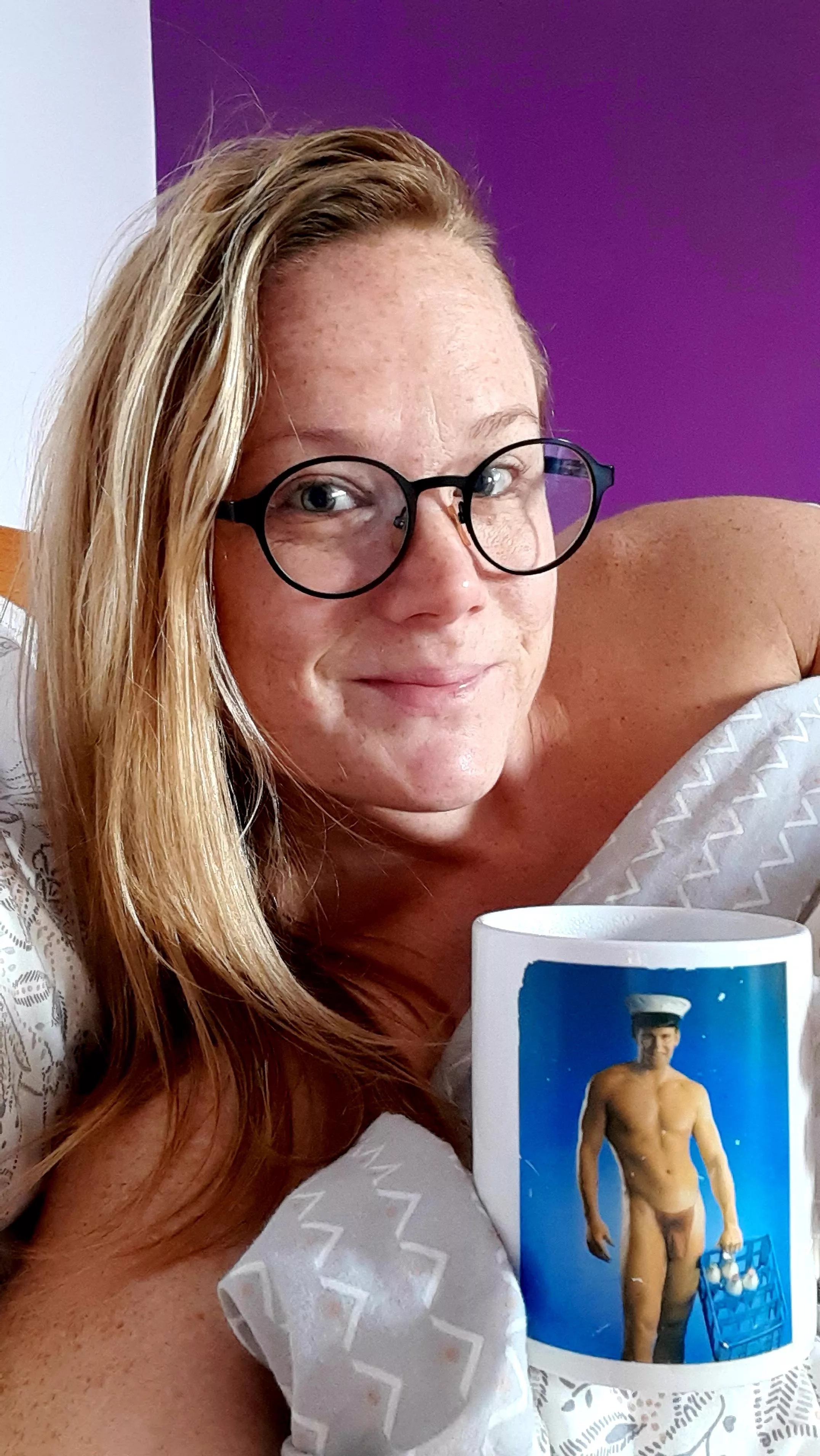 Got my sailor keeping me company this morning