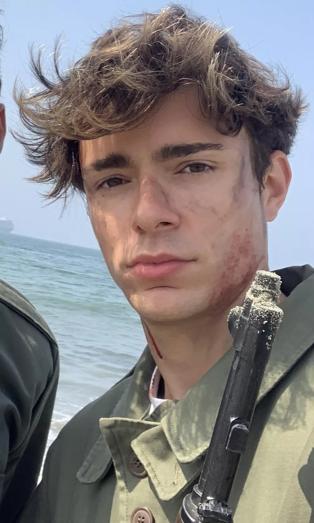 Got to dress up as a soldier for a thing… blood is not real, neither is the gun, in case you are wondering :-) thought Halloween would be a fun time to share.