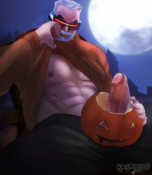 Happy Halloween! Soldier 76 chose Trick or was it treated?