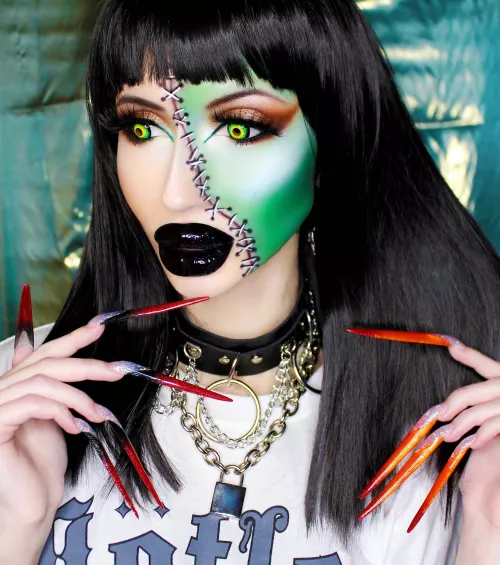 Happy halloween.Bride of Frankenstein