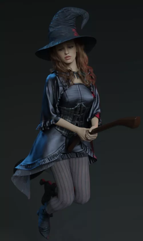 Hermoine in more witch like attire