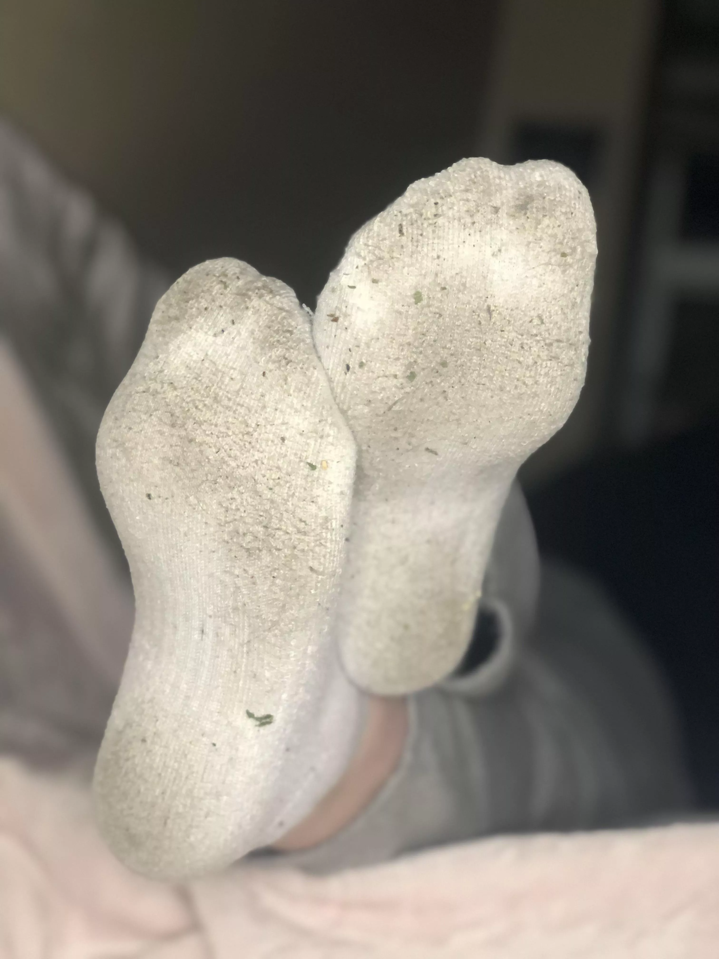 I bet you want to be at the end of this seat sniffing my feet