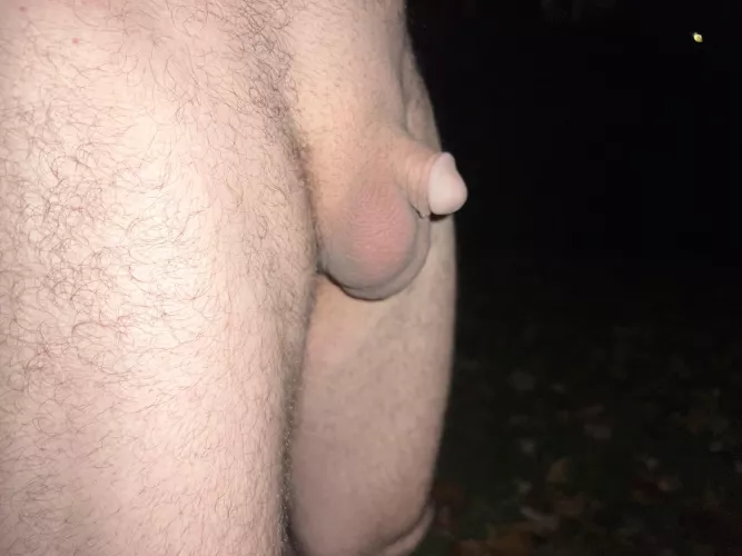 I love being naked in the cold