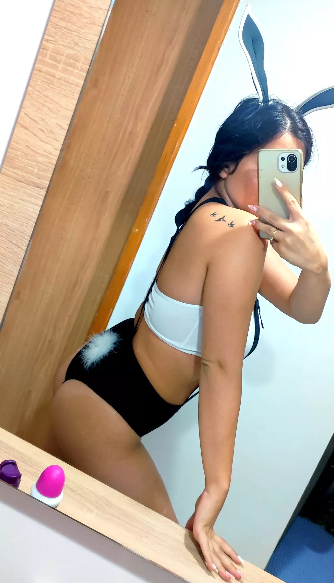 I love Halloween🎃 I'll be a naughty bunny🐰😛