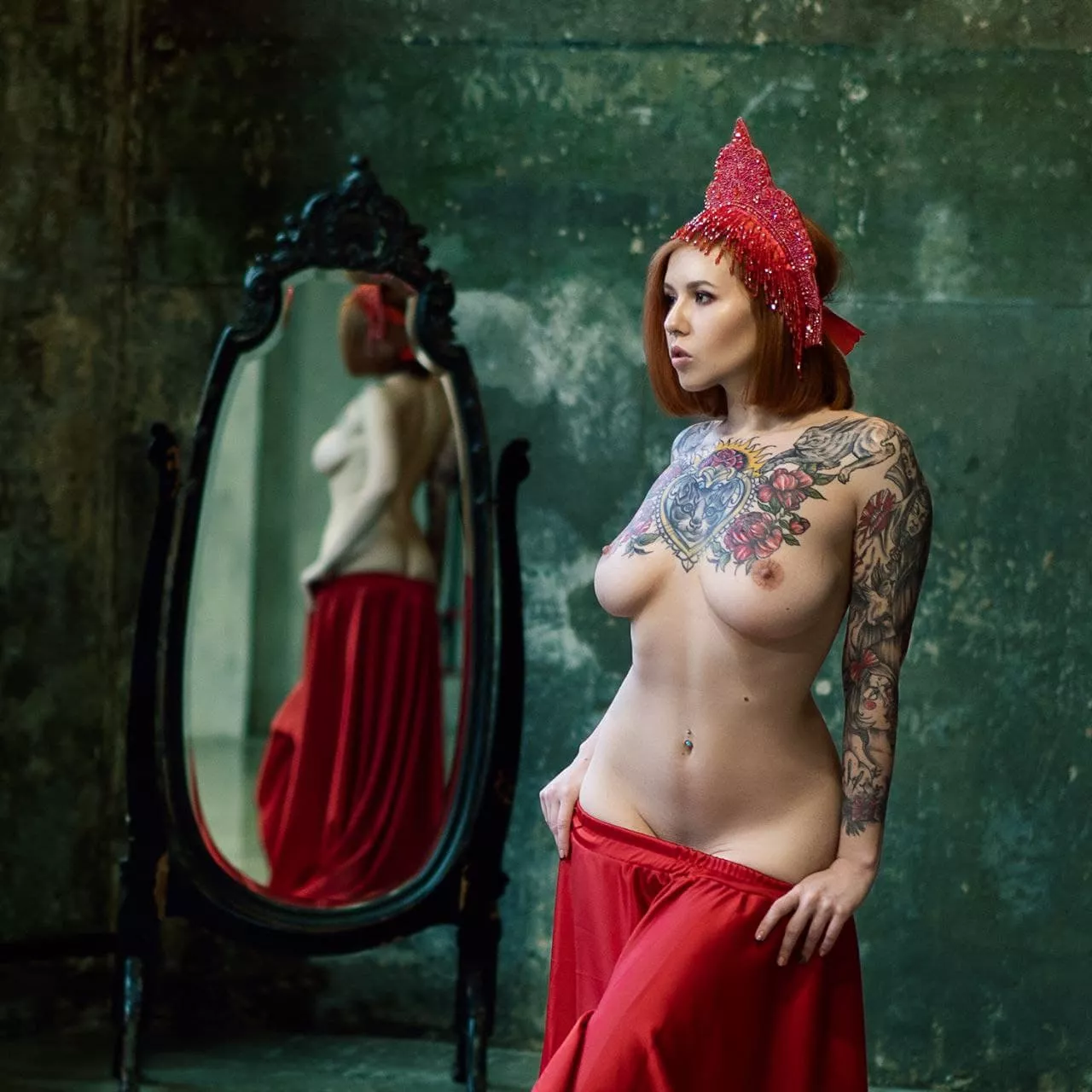 I love national outfits with an emphasis on eroticism