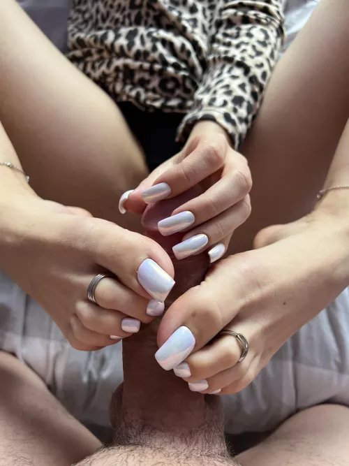 I love to make it 😍 especially with so beautiful and shine toes nails 😋🥰