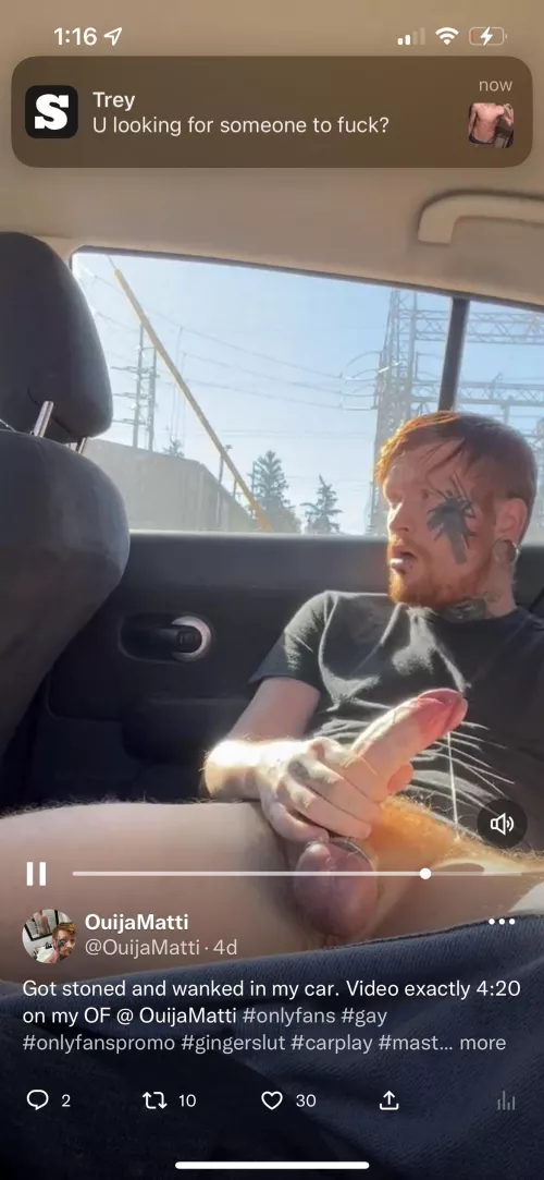 I never catch a good hardon pick, so I print screened this from my Twitter. I was proud of the moment.