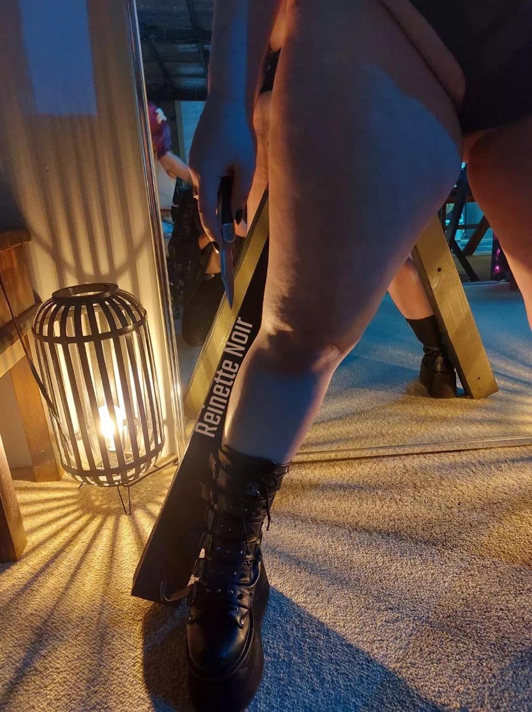 I will cut you out of your bindings, if you promise to behave