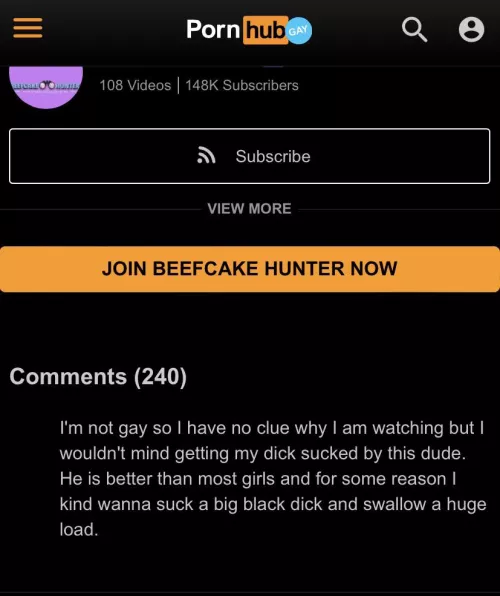 I’m not gay, but I want to suck this dude…