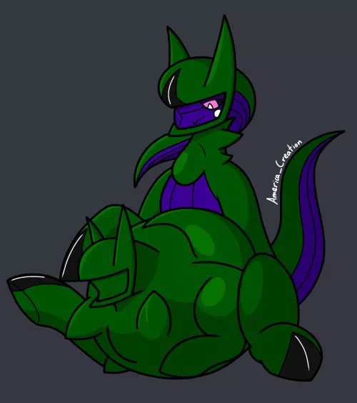 {Image} America and his Bellypet (Artist is Arceus_Tummy on twitter) Image is safe vore