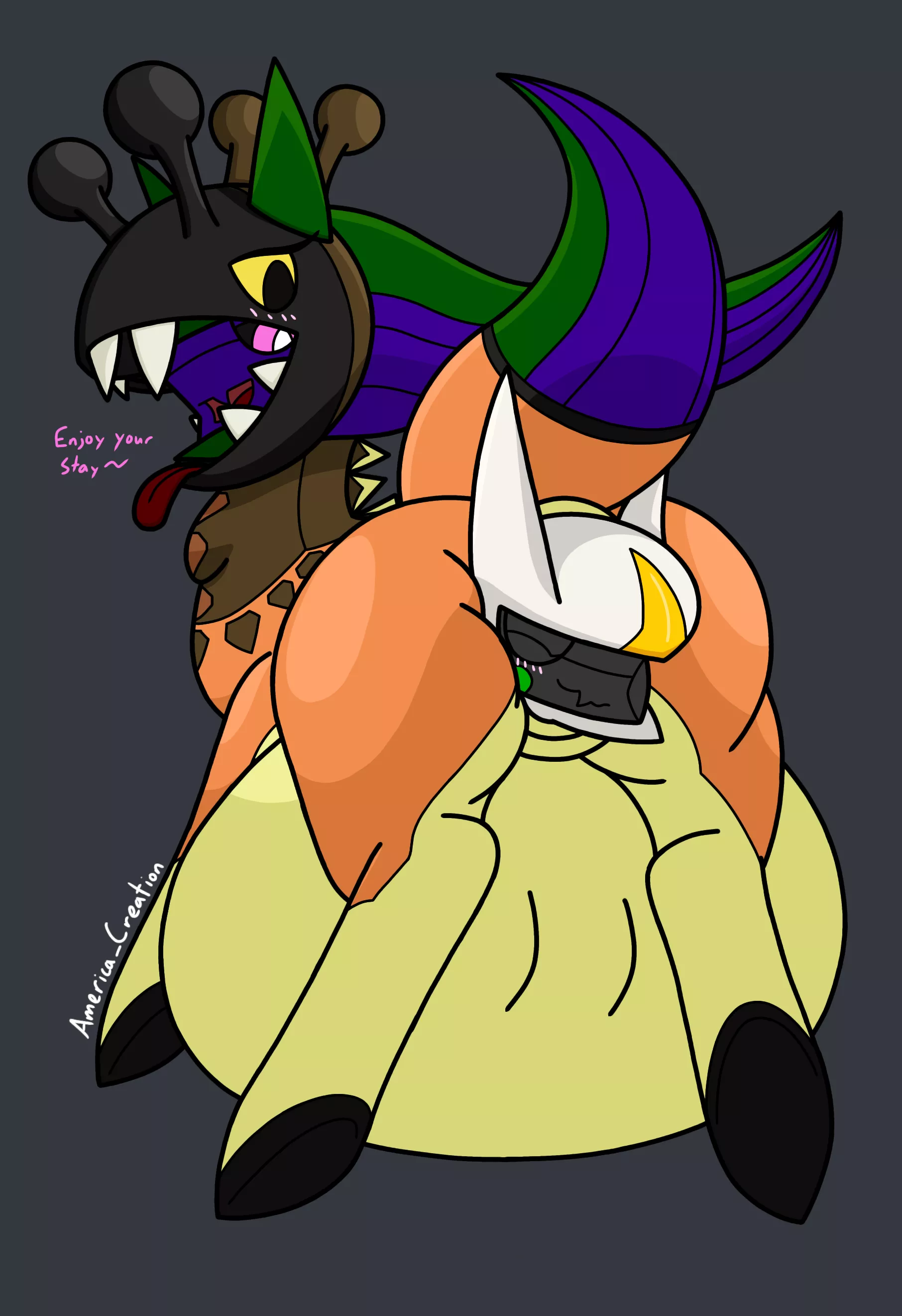 {Image} My Costume is Alive and wants AV (Artist is America_Creation) Image is safe vore