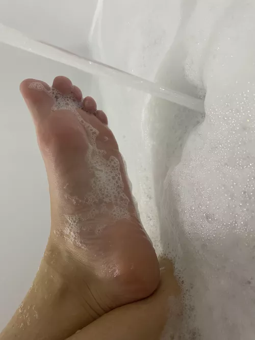 Imagine I touch it with this sole