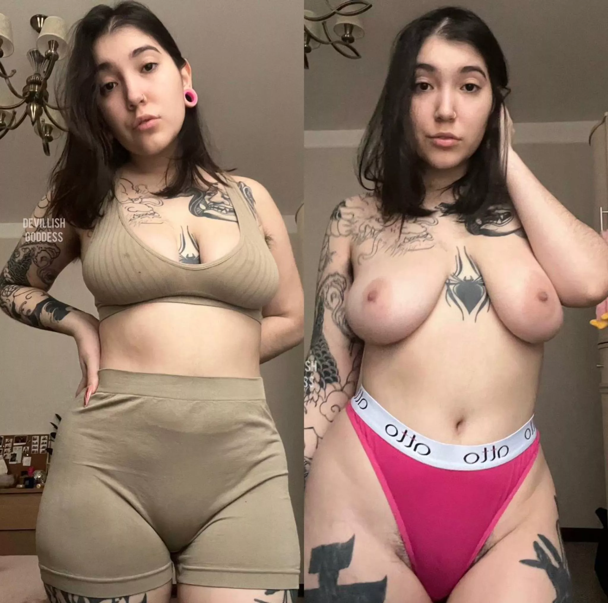 just my regular outfit on and off