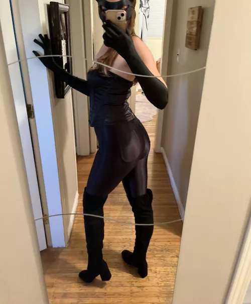 Long boots for cat woman
