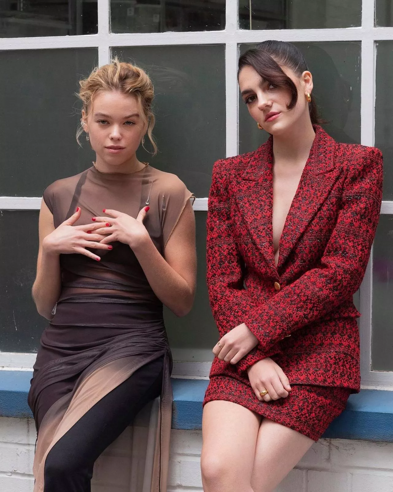 Milly Alcock and Emily Carey