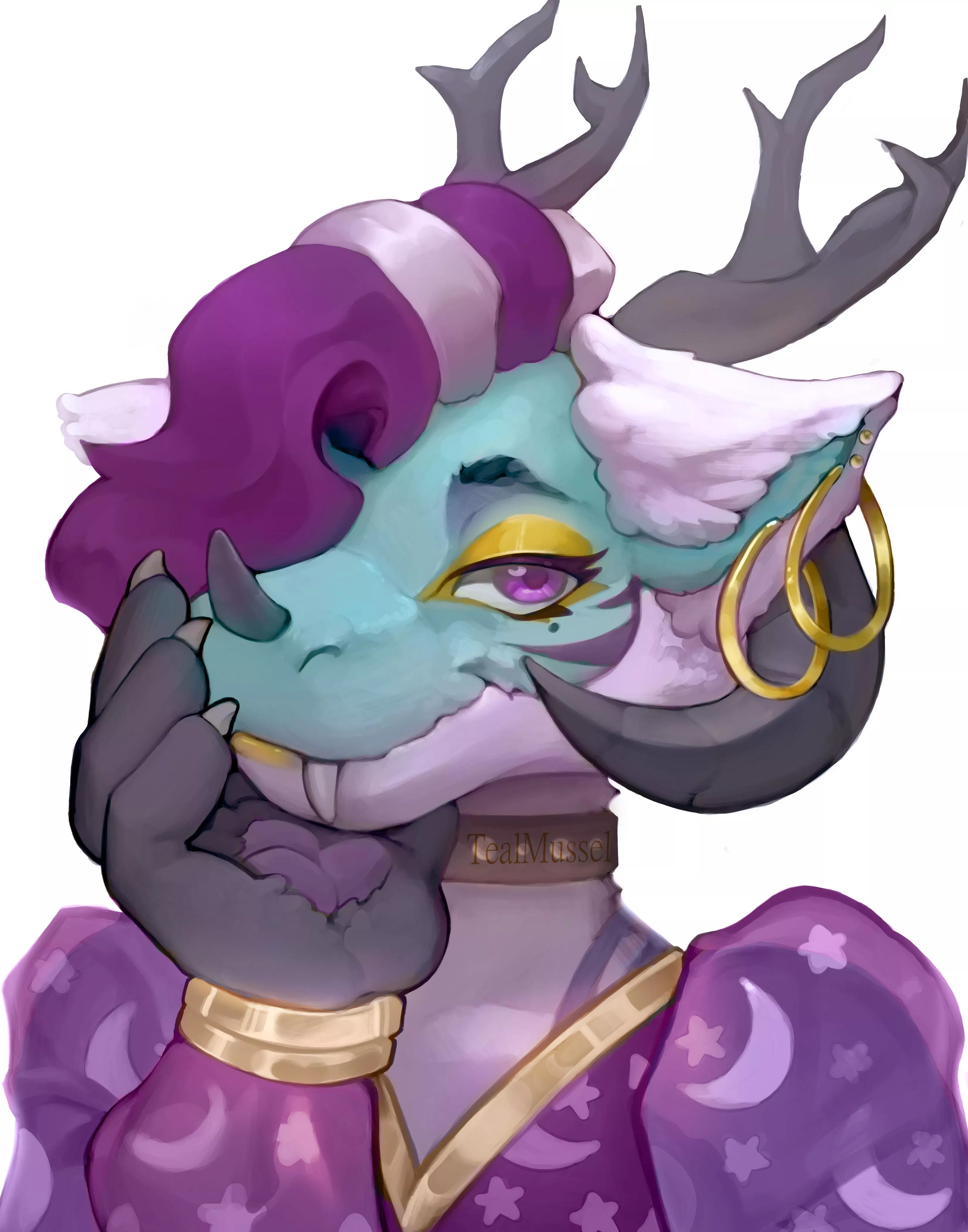 My first art commission! <33