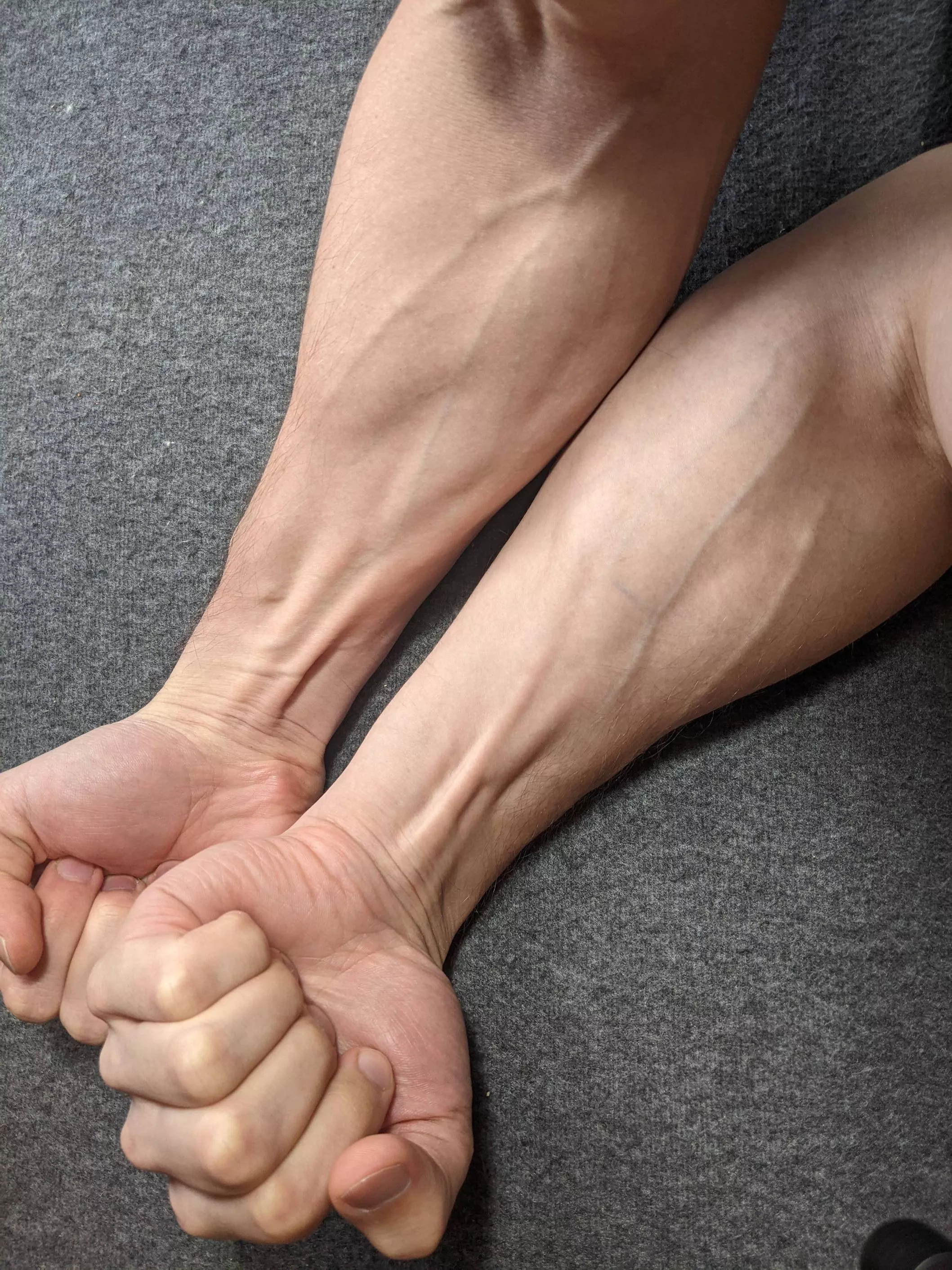 New here! flexing my strong forearms