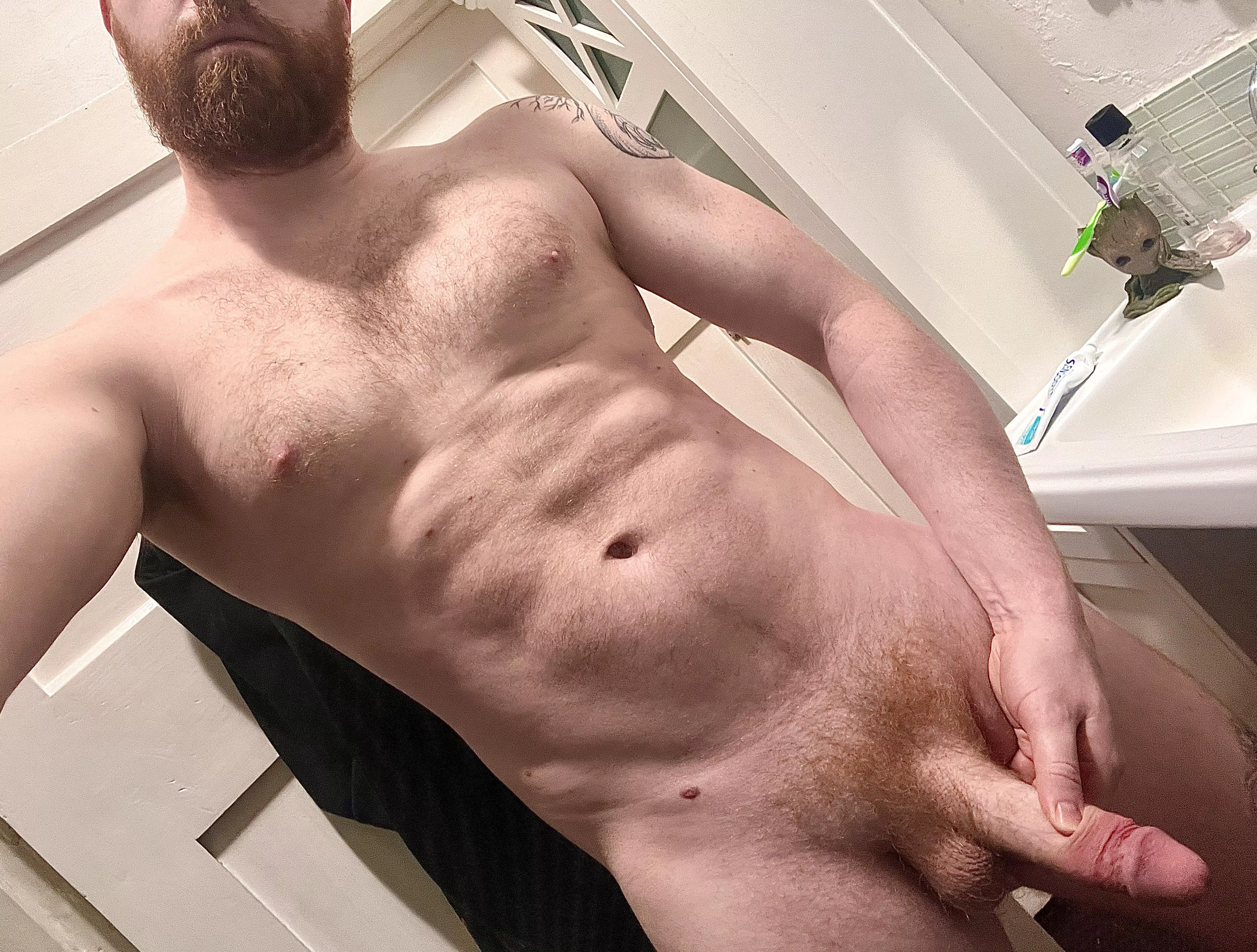 No better way to start your day than on your knees