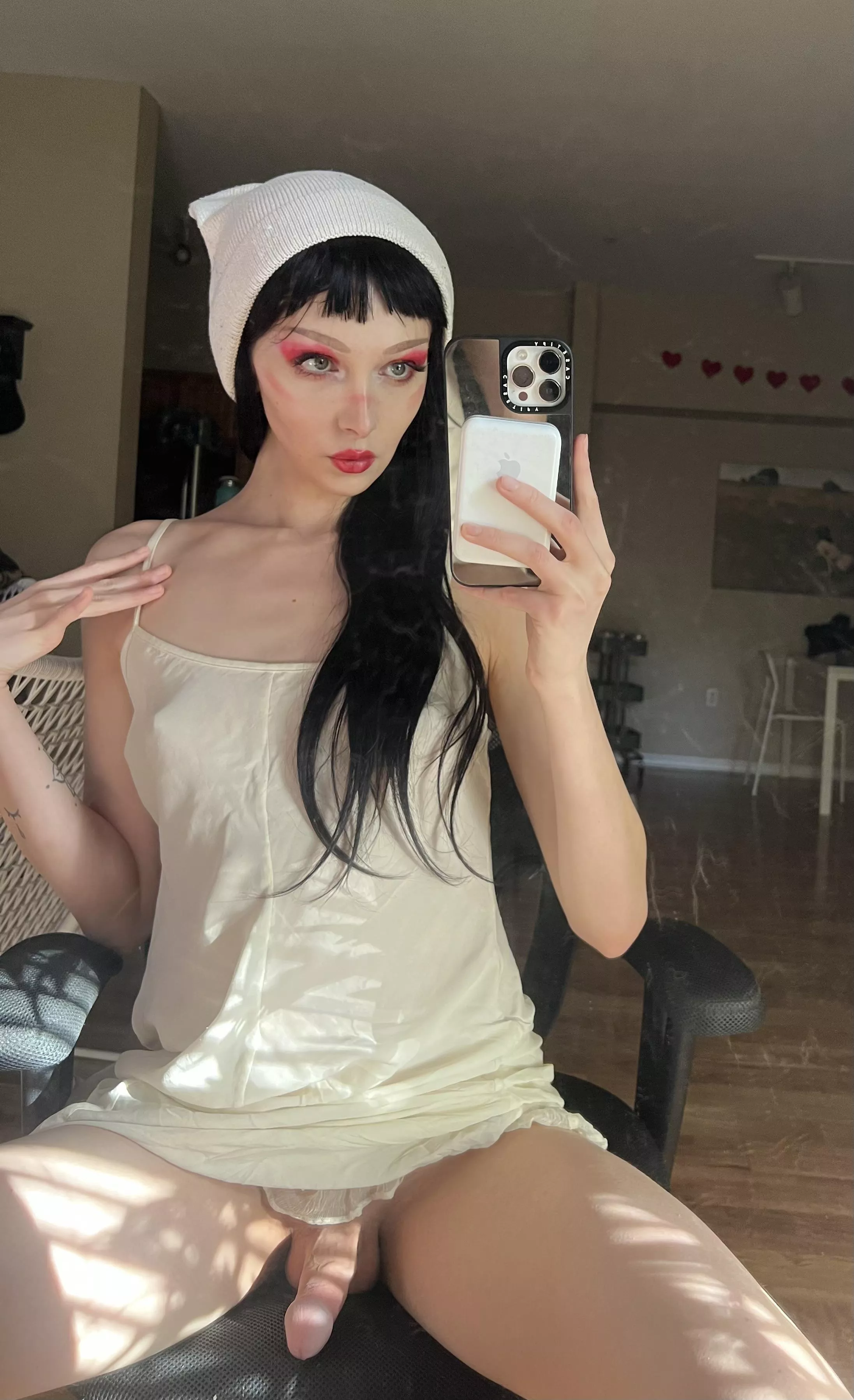 Oh hey, I heard at school that you have big balls, is that true?