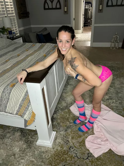 Oops, I dropped my robe!!