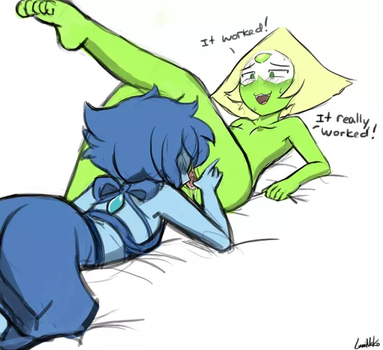 Peridot's plan was a success! (Lumineko)