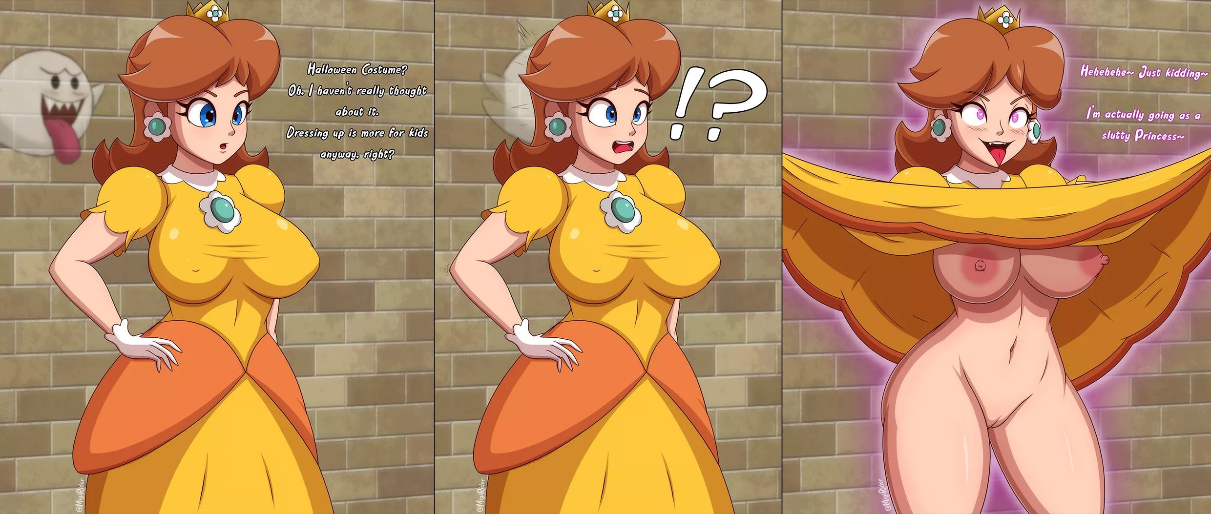 Princess Daisy gets possessed (MigiRider)