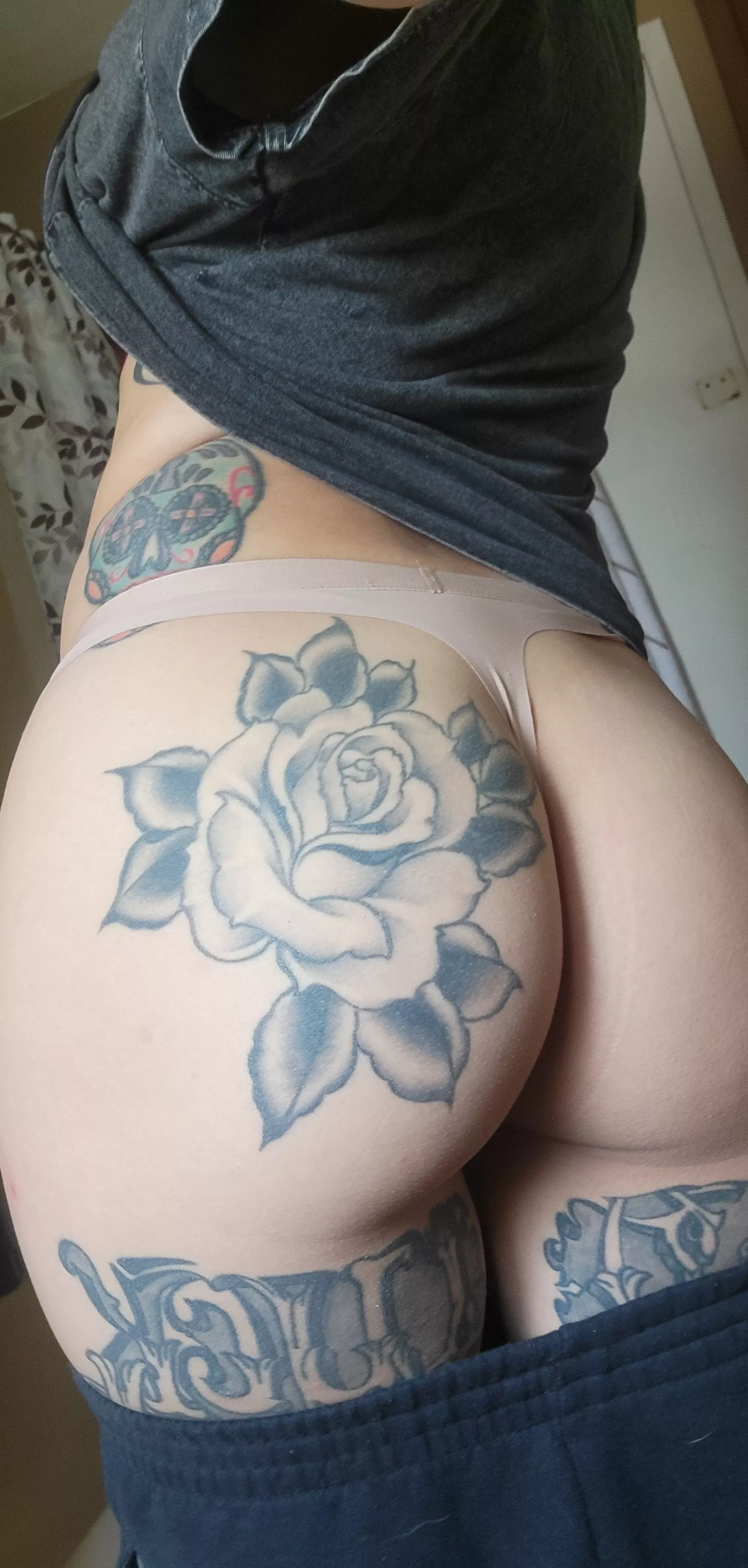 pull em to the side, or take em off?